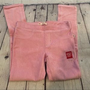 Pink Levis Corduroy Pullon Jeggings